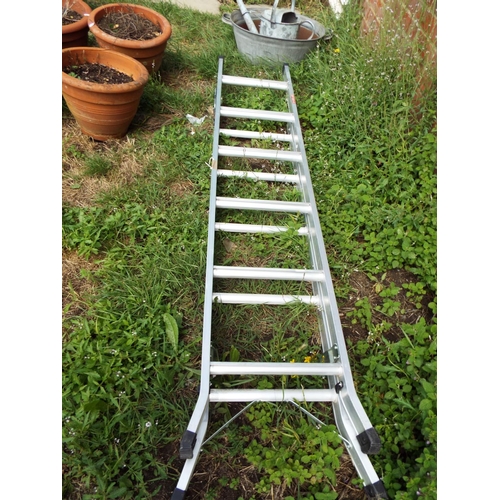 159 - A set of Abru step ladders