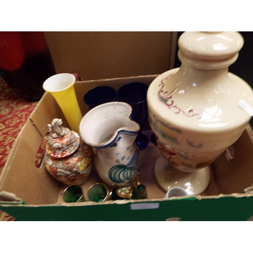 186 - A mixed selection of china and glass-ware