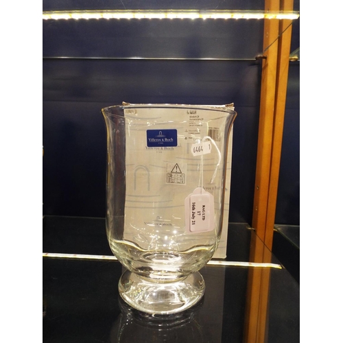 17 - A boxed Villeroy and Boch helium hurricane storm lantern