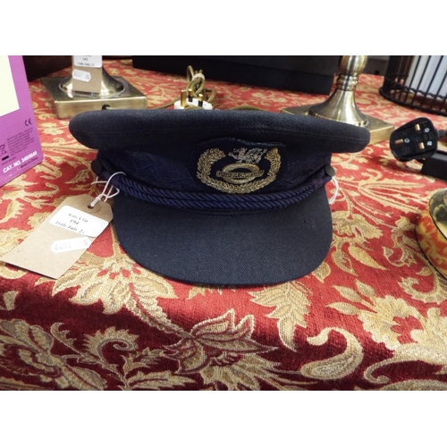 194 - A vintage underground transport officers hat