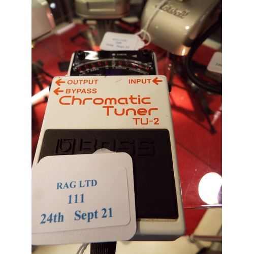 111 - A Boss Chromatic Tuner TU-2 pedal