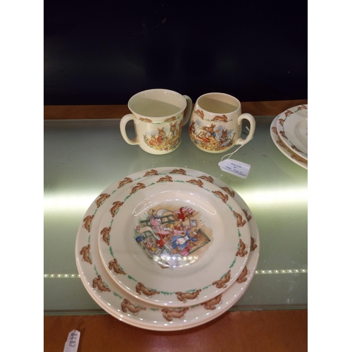 57 - Three Royal Doulton Bunnykins plates to include X 2 'Home Decorating', 'Celebrate Your Christening' ... 