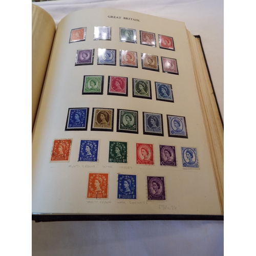 109 - An album of British used stamps and unused mint postage stamps