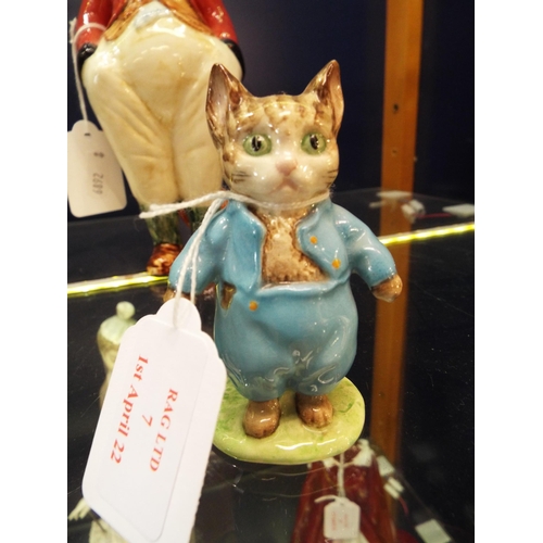 7 - A Beswick Beatrix Potter figurine 'Tom Kitten' marks to base