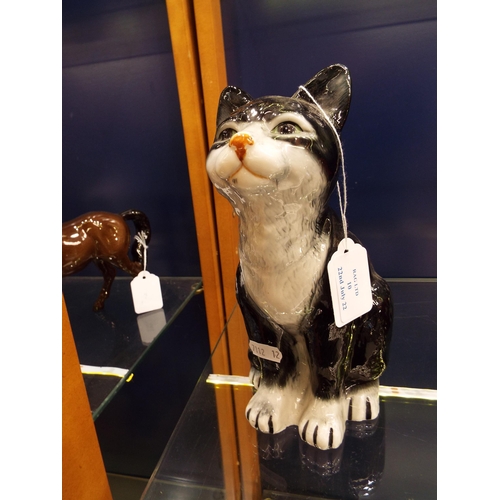 10 - A Winstanley style seated cat