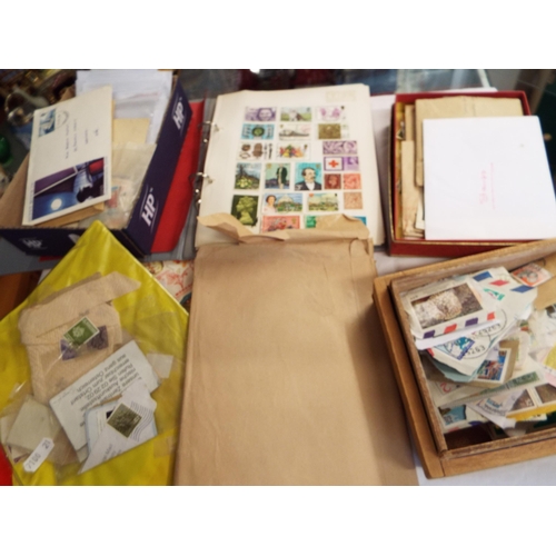 73 - A selection of postage stamps, albums etc