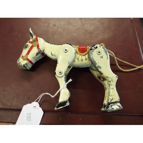 117 - A cast metal vintage English made 'Muffin The Mule'