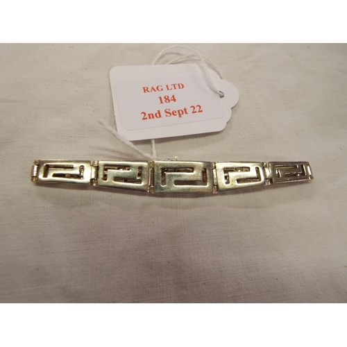 184 - A 925 silver bangle