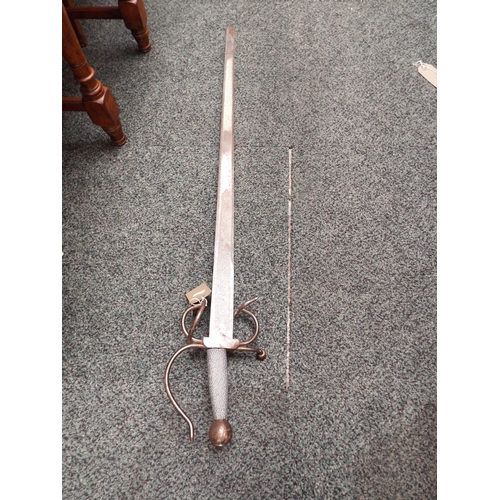 232 - A Spanish steel re-enactment sword