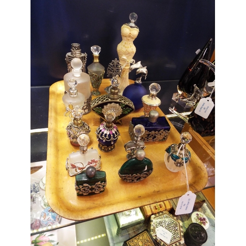 56 - A mixed selection of decorative perfume bottles