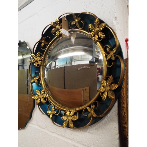 325 - A mid-century gilt painted mirror