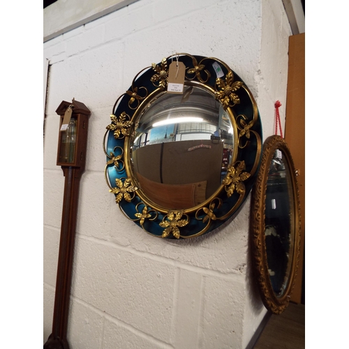 314 - A mid-century gilt painted mirror