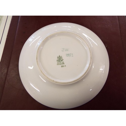 24 - Five 1952 Royal Copenhagen side plates with fish decoration