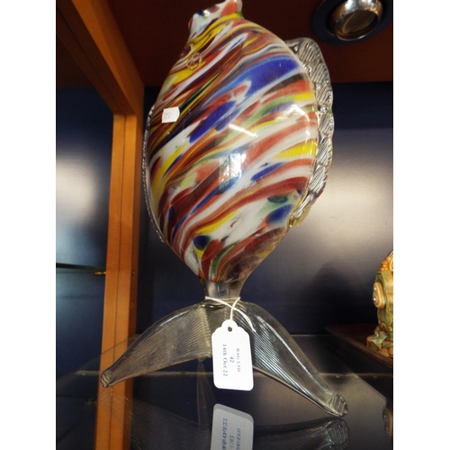 42 - A large Murano glass fish