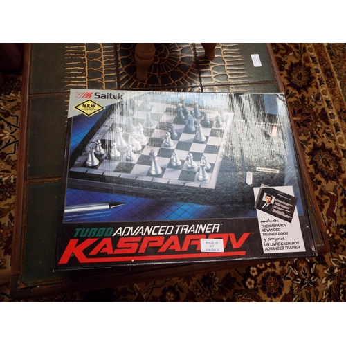 547 - A boxed Saitek Kasparon electronic chess game