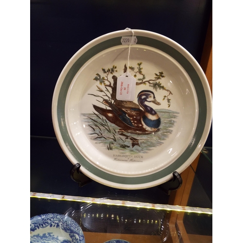 20 - A Portmeirion 'Harlequin Duck' plate