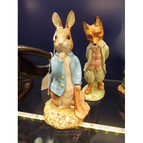 11 - Two Royal Albert Beatrix Potter figures 'Peter With Red Pocket Handkerchief' and 'Foxy Whiskered Gen... 