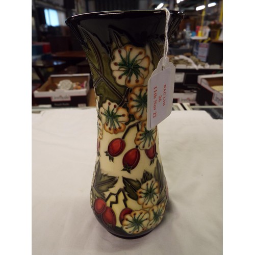 26 - A Moorcroft Limited Edition for Liberty's 'Hawthorn' pattern vase, 8