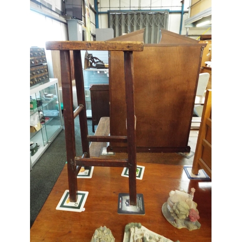 569 - A vintage child's oak kitchen stool