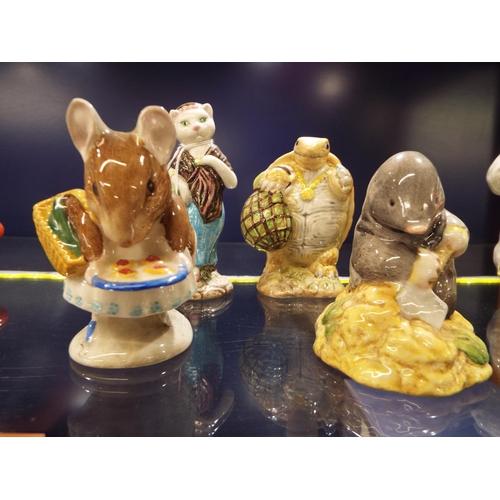 44 - Four Beswick Beatrix Potter figurines to include 'Mr Alderman Ptolemy', 'Apple Dapply', 'Diggory Dig... 