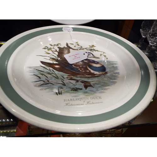 85 - A Portmeirion 'Harlequin Duck' plate