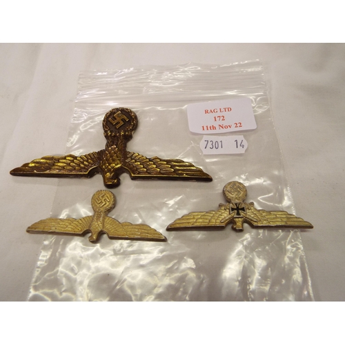 172 - A selection of German military badges (3)