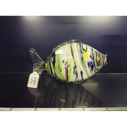 22 - A Murano glass fish