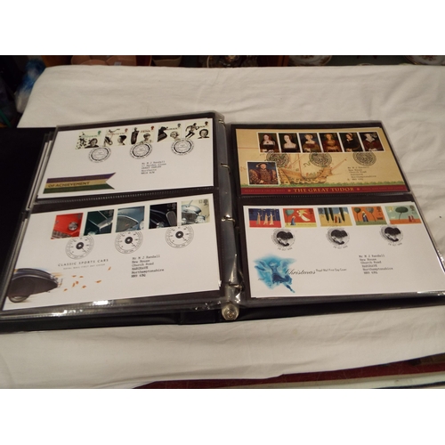 74 - An album containing sixty 1st Day covers to include 'Artists Tale', 'Speed', 'Big Stars From the Sma... 