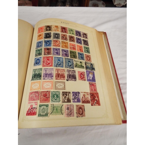 80 - An album containing stamps of the World to include Aden, Australia, China, Denmark, France etc some ... 