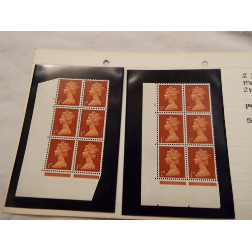 68 - A selection of Machin (67) definitive cylinder blocks to 5d