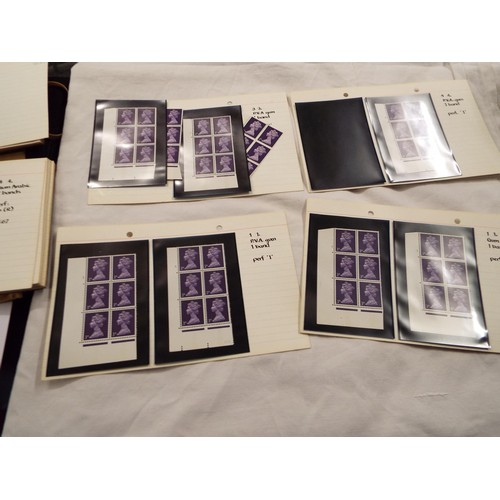 68 - A selection of Machin (67) definitive cylinder blocks to 5d