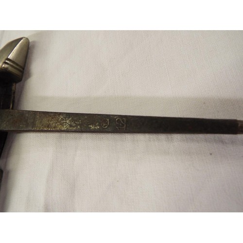 128 - A German third Reich S.A dagger with scabbard