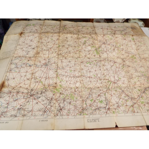 113 - A WWI map of France