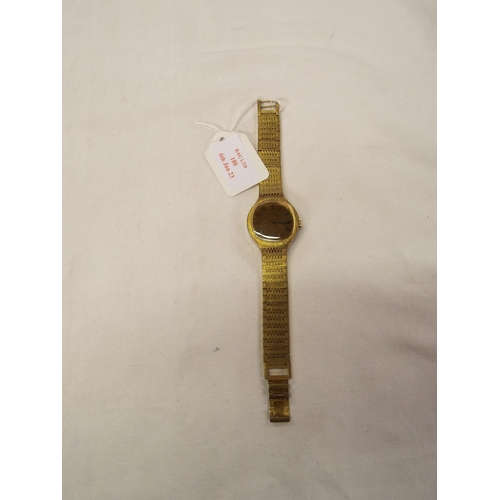 180 - A vintage Montine 17 jewels Incabloc gold tone wristwatch
