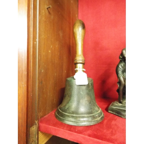 198 - A bell ringers No12 cast bronze bell