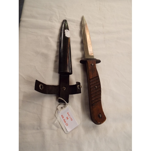 98 - A non period WWI German fighting knife