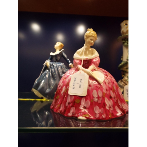 2 - Two Royal Doulton figurines 'Fragrance' HN 2334 and ‘Victoria’ HN 2471