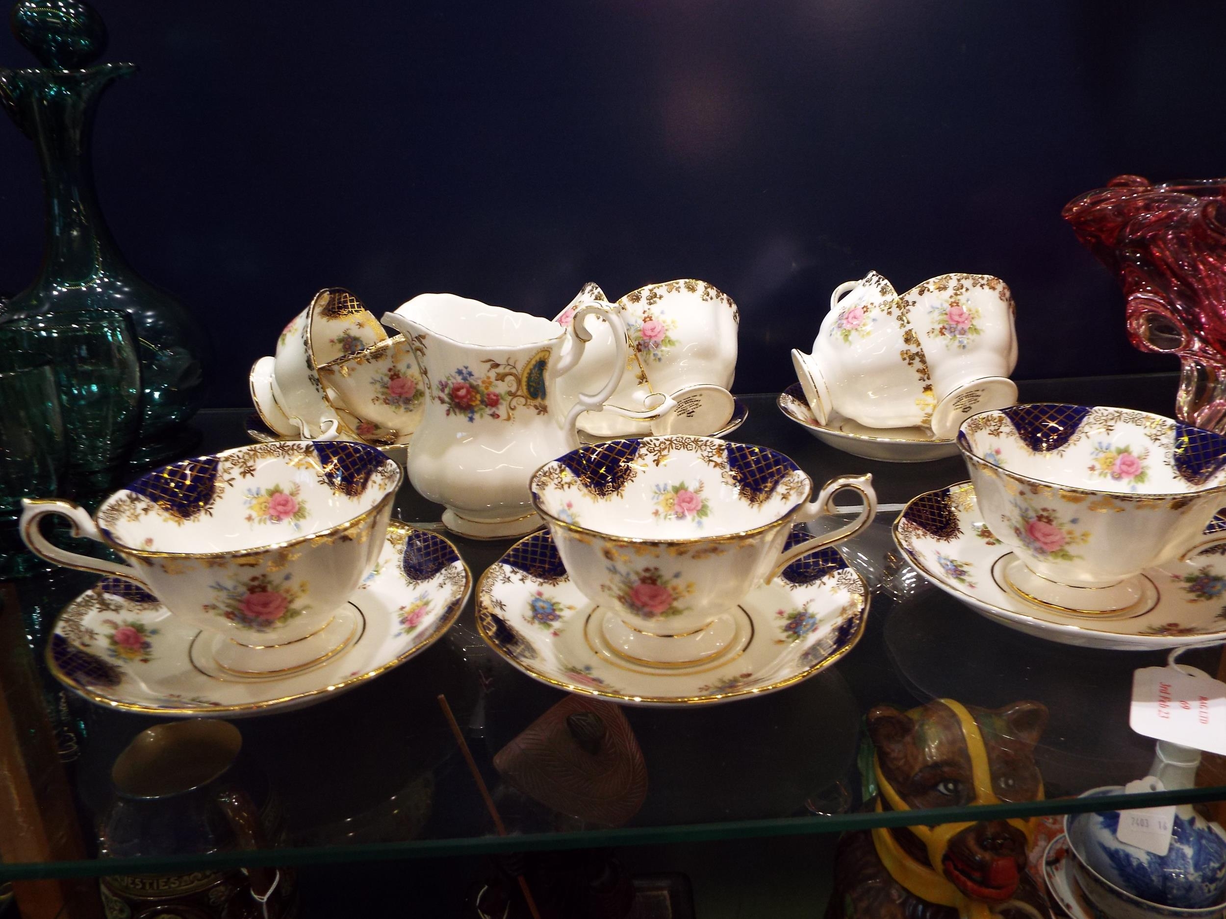 A Royal Albert Empress series 'Isabella' tea-set comprising of