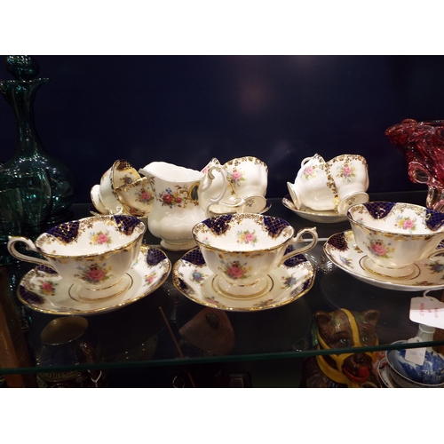 A Royal Albert Empress series 'Isabella' tea-set comprising of