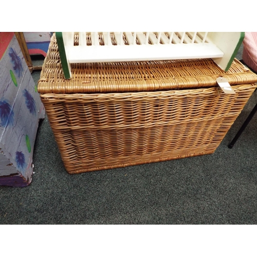 614 - A large wicker basket