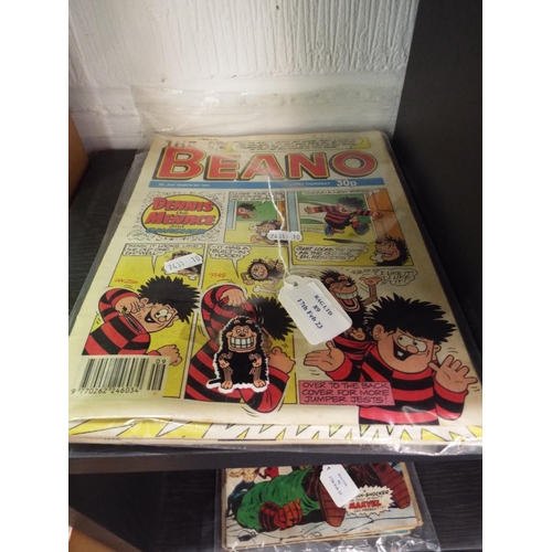 89 - A small quantity of vintage Beano magazines