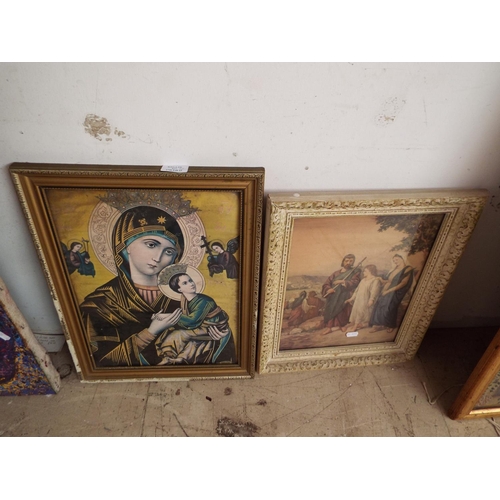 Two vintage religious prints