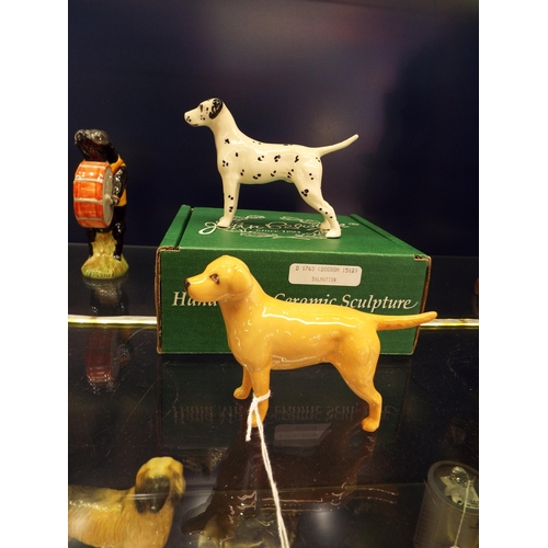 5 - A boxed John Beswick 'Dalmatian' No D1763 together with a Beswick golden Labrador