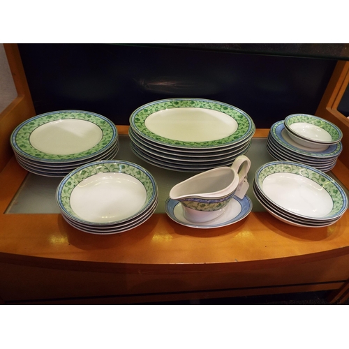 67 - A selection of Wedgwood ‘Watercolour’ dinner service comprising of dinner plates, side plates, bowls... 