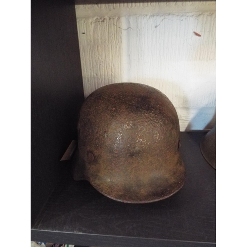 77 - A vintage German helmet