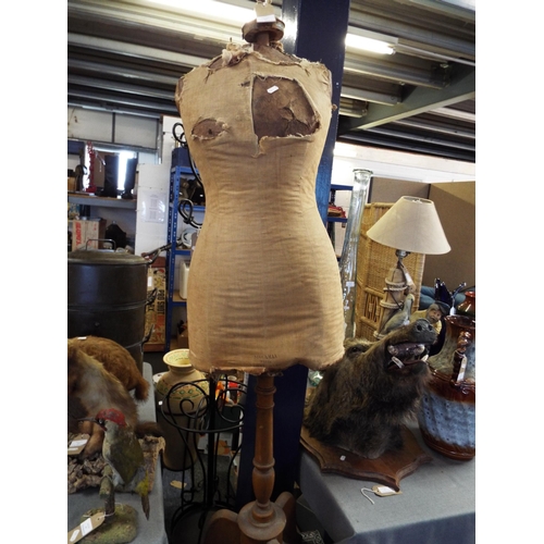 314 - A French Stockman tailors mannequin on stand