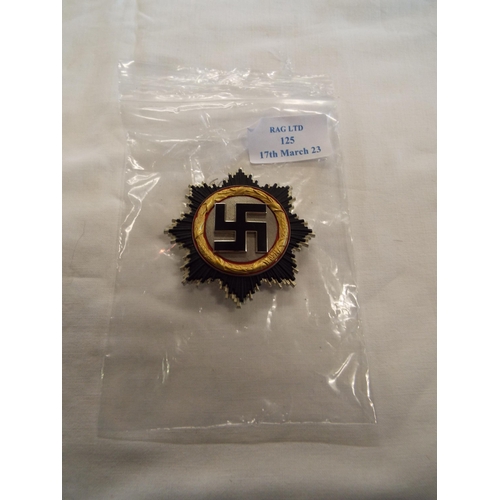 125 - A WWII German cross (museum copy)