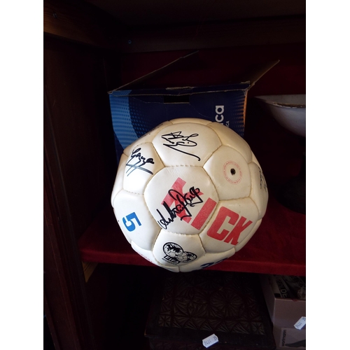 237 - A boxed match ball replica 2014 Fifa World Cup signed