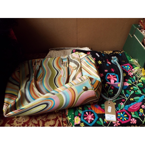 462 - Three assorted ladies handbags to include Paul Smith, Manish Arora and Borse In Pelle examples