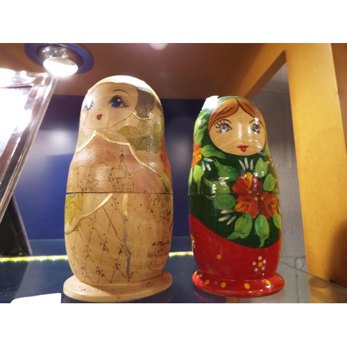 137 - Two sets of Russian Matryoshka dolls